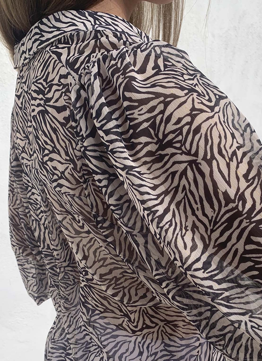 Camisa Carina zebra